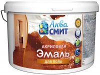Эмаль для пола акриловая серая АКВА СМИТ  1кг
