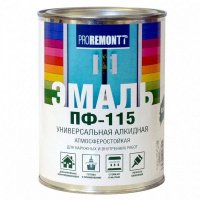 Эмаль ПФ-115  PROREMONTT 0,9 кг графит RAL7024 (10) купить в каталоге интернет магазина СМИТ с доставкой по Улан-Удэ