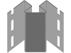 Внутренний угол  3,0м Дёке белый (пломбир) купить в каталоге интернет магазина СМИТ с доставкой по Улан-Удэ