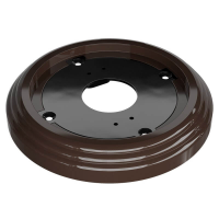 Рамка 1-местная пластиковая, коричневая, УСАДЬБА GE30701-04