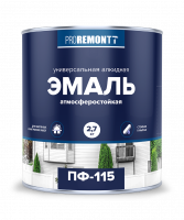 Эмаль ПФ-115  PROREMONTT 0,9 кг черная (10)
