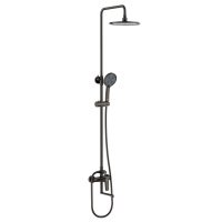 Душевая система ESKO Лагос/Lagos Gun Metal, графит, арт. ST205LGGM