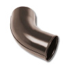 Колено трубы коричневый 8017 d100