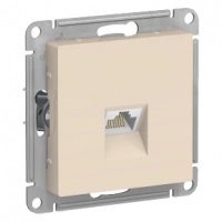 Розетка комп с/п 1гн Бежевый AtlasDesign ATN000283 (10/60)