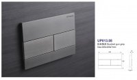 Смывная клавиша UPTREND UP013.08,оружейная сталь