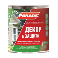 Эмаль полиуретановая PARADE UNION А п/мат 0,9л