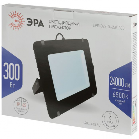 Прожектор светодиодный 300Вт IP65 6500K ЭРА (Б0050955) купить в каталоге интернет магазина СМИТ с доставкой по Улан-Удэ
