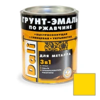 Эмаль Грунт 3 в 1 DALI желтая RAL1021, 2л (3)
