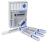 Маркер с нитроэмалью LEKON Profi 4мм цвет: синий (018604) (12) купить в каталоге интернет магазина СМИТ с доставкой по Улан-Удэ