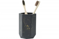 Стакан для зубных щеток настольный ANTHRACITE полирезин