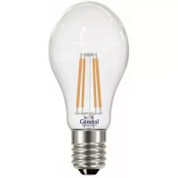 Лампа светодиодная шар A60 E27 13Вт белый свет филамент (нитевидная) матов. General LOFT