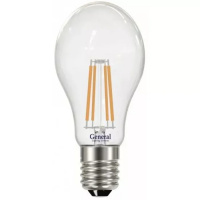 Лампа светодиодная шар A60 E27 13Вт белый свет филамент (нитевидная) матов. General LOFT