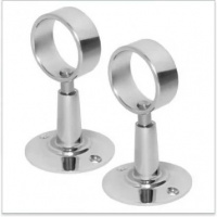Крепеж для полотенцесушителя 3/4" хром телескоп. 100ST6605