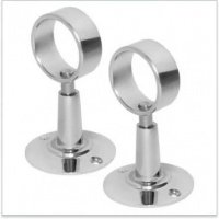 Крепеж для полотенцесушителя 3/4" хром телескоп. 100ST6605