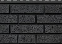 Фасадная панель Ю-Пласт Стоун-Хаус S-Lock Клинкер Нордик 1950*292(0,57м2) Графитовый