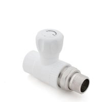 ПП Кран шаровый прямой со сгоном для полипр.труб 20 х 1\2,(арт.27853) (50)