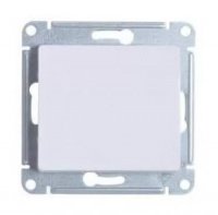 Выключатель 1 кл с/п прох Белый Glossa GSL000161 (20/160) купить в каталоге интернет магазина СМИТ с доставкой по Улан-Удэ