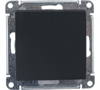 Выключатель 1 кл с/п IP44 прох. Карбон AtlasDesign AQUA ATN441061 (20/160)