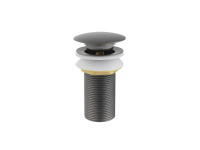 Донный клапан AQUATEK AQ6000BGM,Push-open без перелива, оружейная сталь