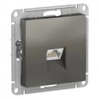Розетка комп с/п 1гн Сталь AtlasDesign ATN000983 (10/60)