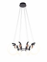 Люстра СТ3038/8 Черный+Золото LED 60W 4000К