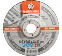 Диск зачистной по металлу 125*6*22мм "Hardcore" 261256