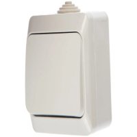 Выключатель 1 кл о/п  белый Этюд Schneider Electric IP44 (ВА10-041В)