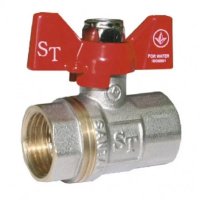 Кран шаровый 3/4 ВВ бабочка LD (LD 47.300.20)